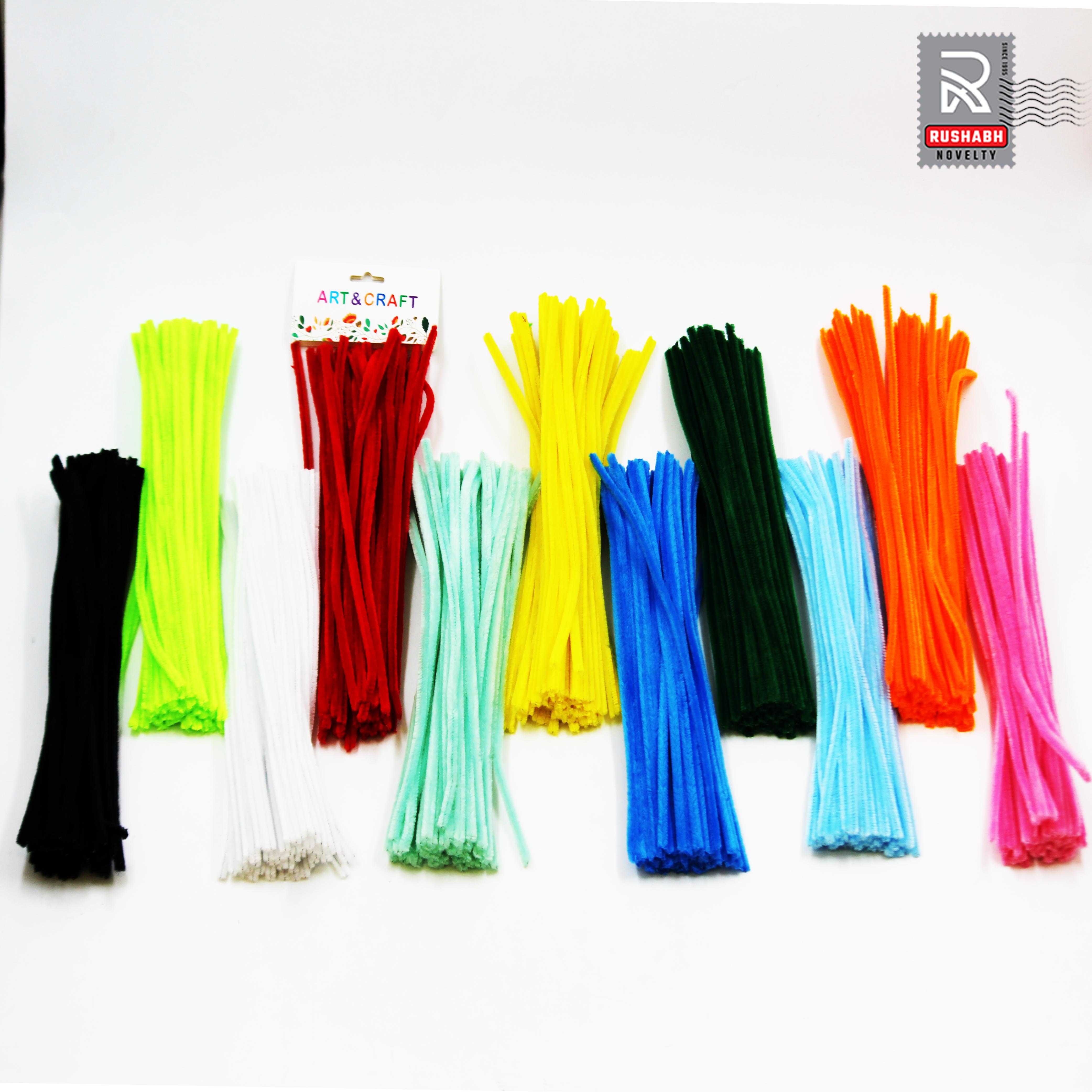 Yellow Pipe Cleaners, Chenille Stems for Craft and Embellishment - China Chenille  Stems and Craft price